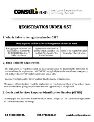 thumbnail of Registration under GST by CA RISHI GOYAL
