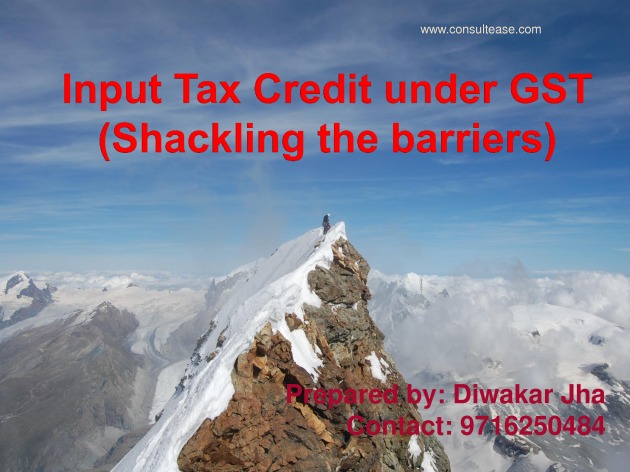 thumbnail of ITC under GST