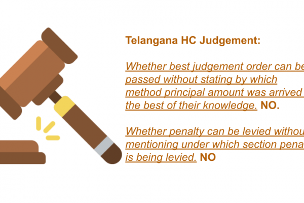 Telangana HC in the case of M/s Golden Mesh Industries Vs. Assistant Commissioner State Tax.