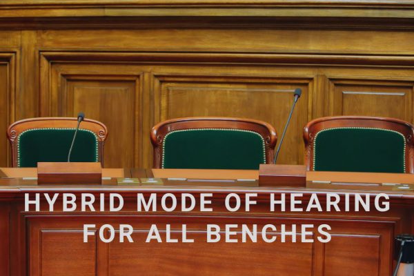 Hybrid mode of hearing for all benches