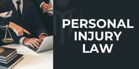 Black Clean Law Firm Landscape Banner
